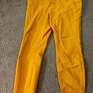 a.n.a Mustard Yellow skinny jeans